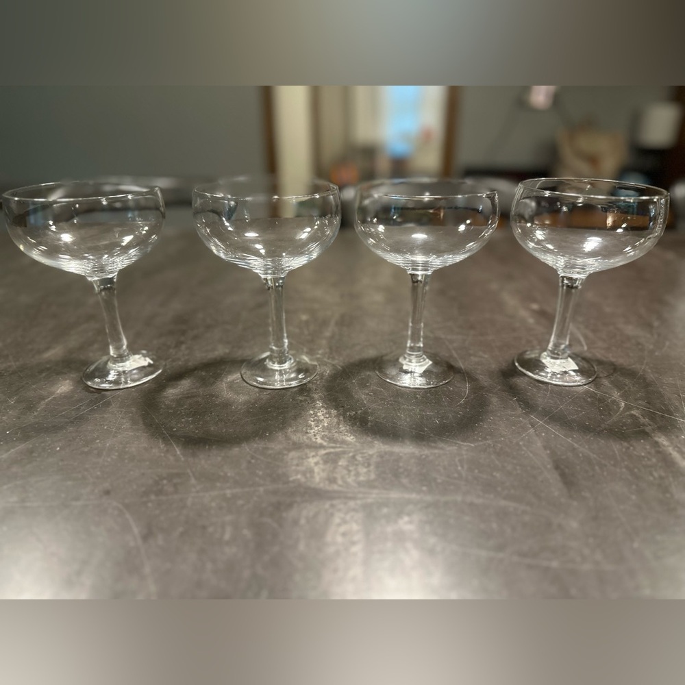 Crate&Barrel Coupe Cocktail Glass 12oz - Set of 4 - NWT(ish - see notes)
